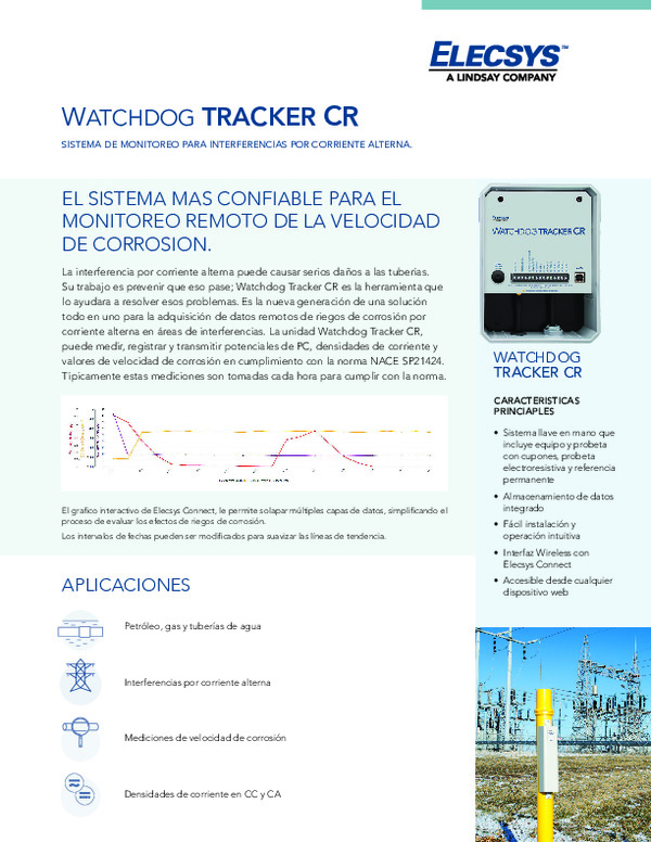 Elecsys Watchdog Tracker CR - Datasheet